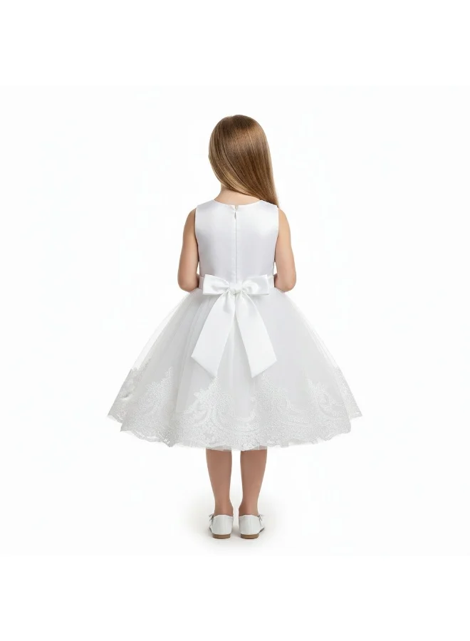 Bidani  White Glitter Party Dress for Women | Best Price UAE